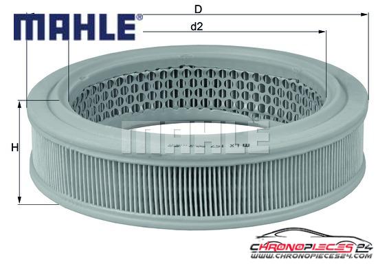 Achat de MAHLE LX 157 Filtre à air pas chères