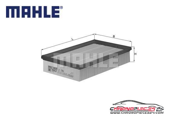 Achat de MAHLE LX 1596 Filtre à air pas chères