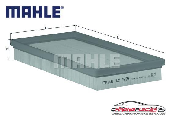 Achat de MAHLE LX 1625 Filtre à air pas chères