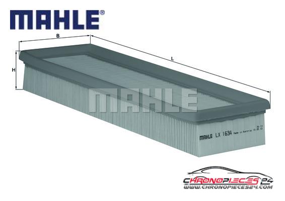 Achat de MAHLE LX 1634 Filtre à air pas chères