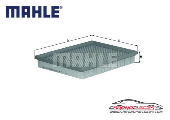 Achat de MAHLE LX 1662 Filtre à air pas chères