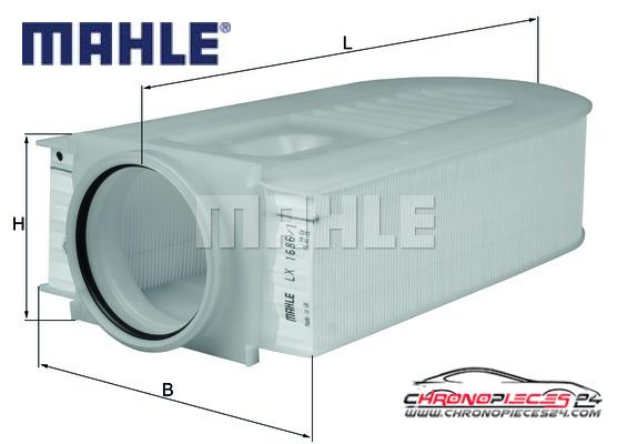 Achat de MAHLE LX 1686/1 Filtre à air pas chères