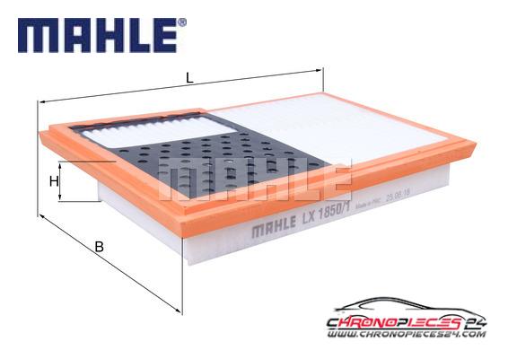 Achat de MAHLE LX 1850/1 Filtre à air pas chères