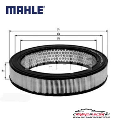 Achat de MAHLE LX 189 Filtre à air pas chères