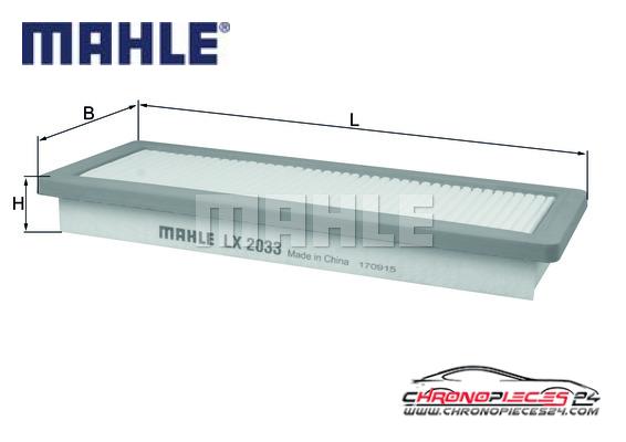 Achat de MAHLE LX 2033 Filtre à air pas chères