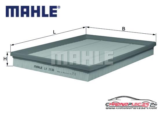 Achat de MAHLE LX 2036 Filtre à air pas chères