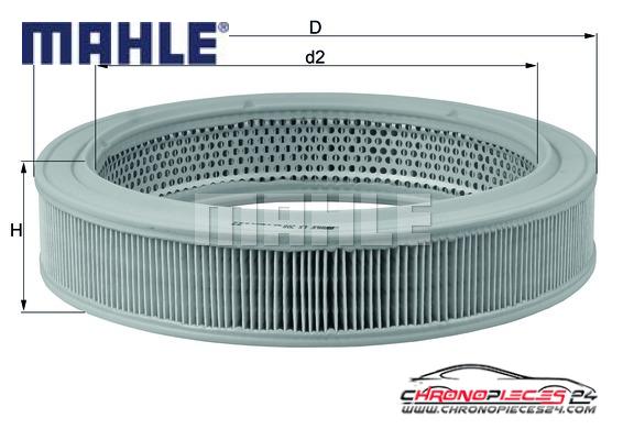 Achat de MAHLE LX 208 Filtre à air pas chères