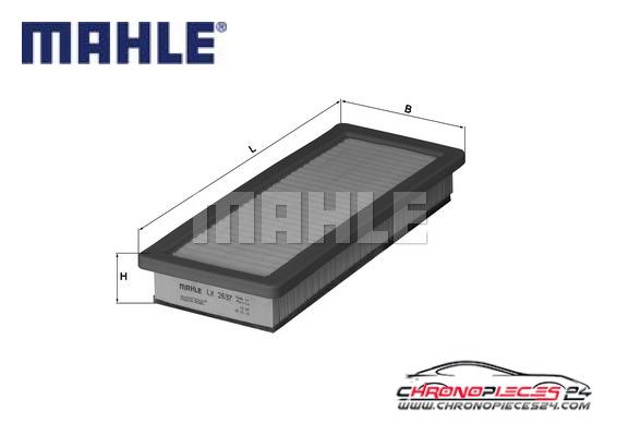 Achat de MAHLE LX 2637 Filtre à air pas chères