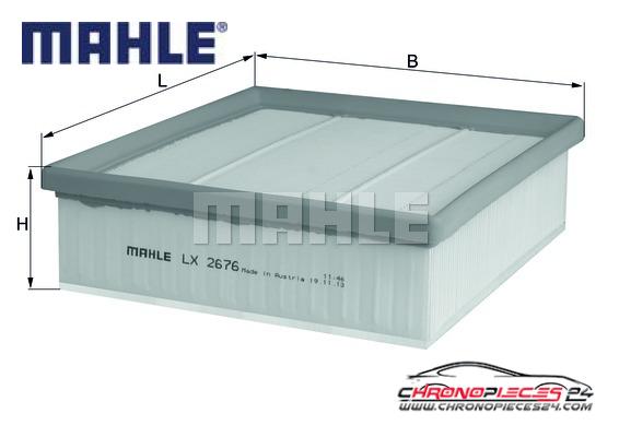 Achat de MAHLE LX 2676 Filtre à air pas chères