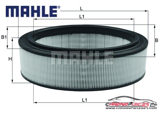 Achat de MAHLE LX 2844 Filtre à air pas chères