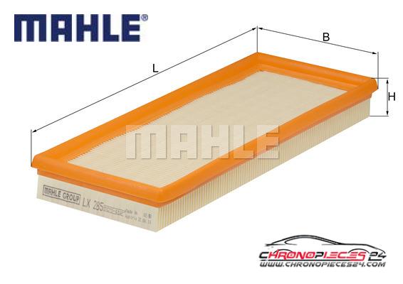 Achat de MAHLE LX 285 Filtre à air pas chères