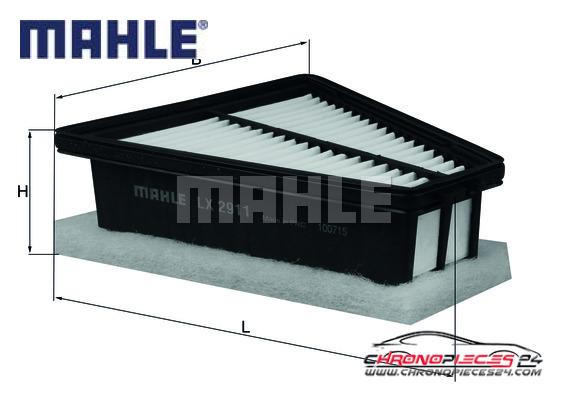 Achat de MAHLE LX 2911 Filtre à air pas chères