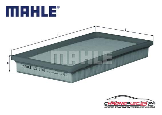 Achat de MAHLE LX 3148 Filtre à air pas chères