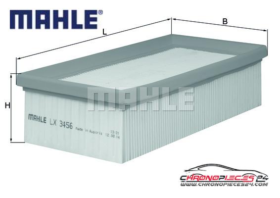 Achat de MAHLE LX 3456 Filtre à air pas chères