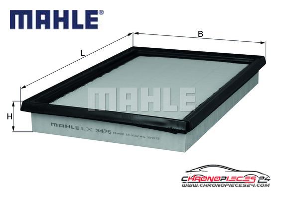 Achat de MAHLE LX 3475 Filtre à air pas chères