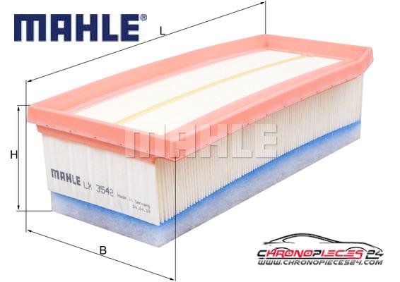 Achat de MAHLE LX 3542 Filtre à air pas chères