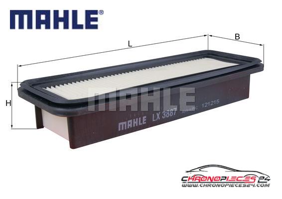 Achat de MAHLE LX 3887 Filtre à air pas chères