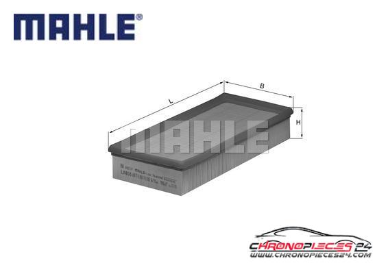 Achat de MAHLE LX 408 Filtre à air pas chères