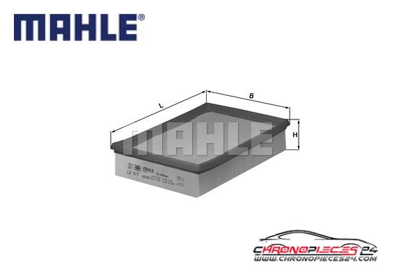 Achat de MAHLE LX 417 Filtre à air pas chères