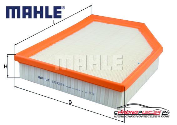 Achat de MAHLE LX 4234 Filtre à air pas chères