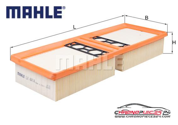 Achat de MAHLE LX 4414 Filtre à air pas chères