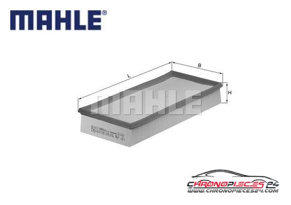 Achat de MAHLE LX 514 Filtre à air pas chères