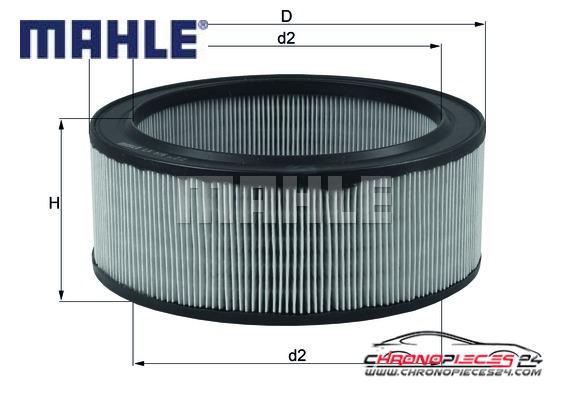 Achat de MAHLE LX 516 Filtre à air pas chères