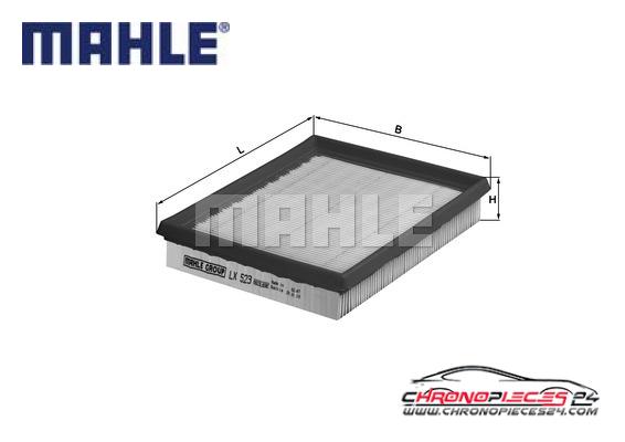 Achat de MAHLE LX 523 Filtre à air pas chères