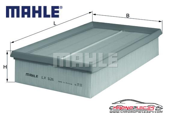 Achat de MAHLE LX 526 Filtre à air pas chères