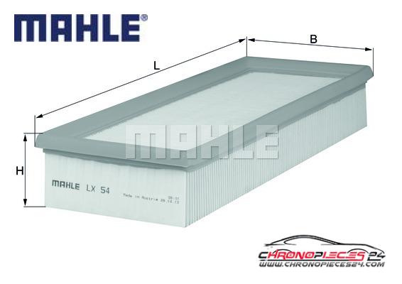 Achat de MAHLE LX 54 Filtre à air pas chères