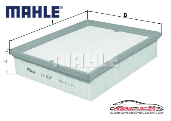 Achat de MAHLE LX 622 Filtre à air pas chères