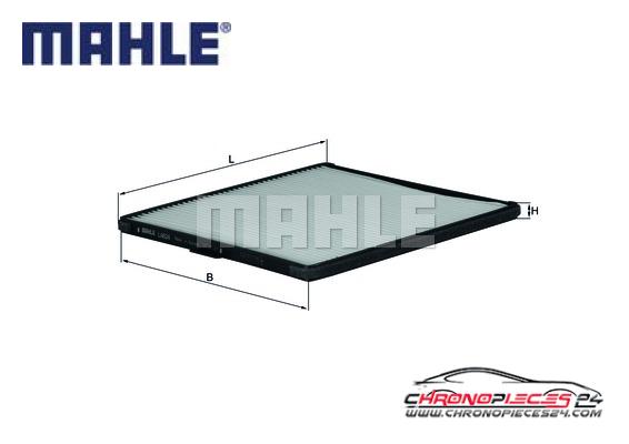 Achat de MAHLE LX 624 Filtre à air pas chères