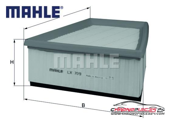 Achat de MAHLE LX 709 Filtre à air pas chères