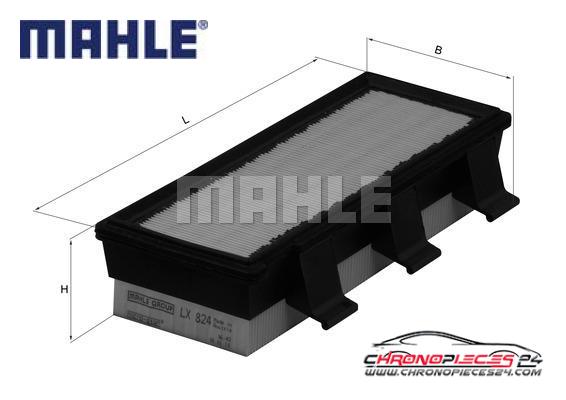 Achat de MAHLE LX 824 Filtre à air pas chères