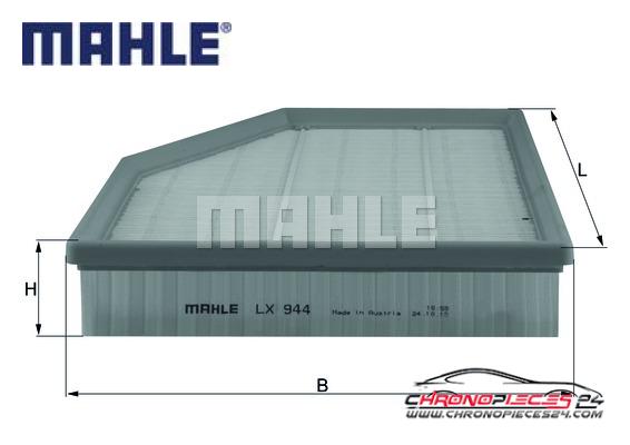 Achat de MAHLE LX 944 Filtre à air pas chères