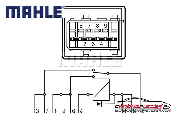 Achat de MAHLE MR 123 Minuterie multifonctions pas chères