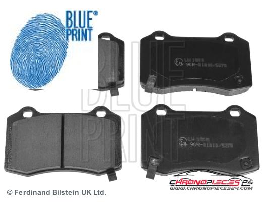 Achat de BLUE PRINT ADA104206 Kit de plaquettes de frein, frein à disque pas chères