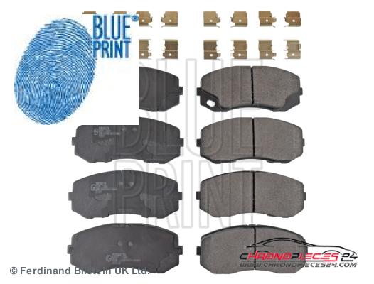 Achat de BLUE PRINT ADC44274 Kit de plaquettes de frein, frein à disque pas chères