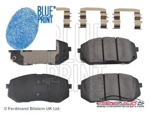 Achat de BLUE PRINT ADG042161 Kit de plaquettes de frein, frein à disque pas chères