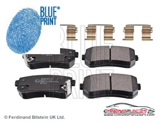 Achat de BLUE PRINT ADG042119 Kit de plaquettes de frein, frein à disque pas chères