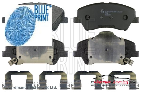 Achat de BLUE PRINT ADG042175 Kit de plaquettes de frein, frein à disque pas chères