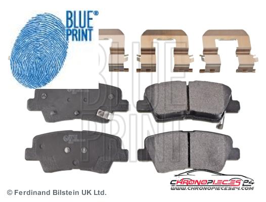 Achat de BLUE PRINT ADG042138 Kit de plaquettes de frein, frein à disque pas chères