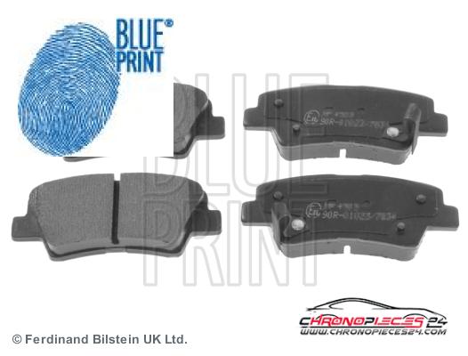 Achat de BLUE PRINT ADG042100 Kit de plaquettes de frein, frein à disque pas chères