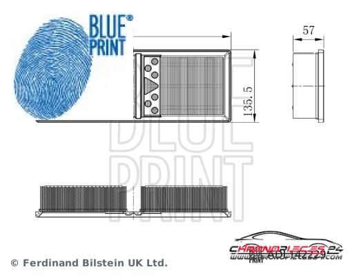 Achat de BLUE PRINT ADL142229 Filtre à air pas chères