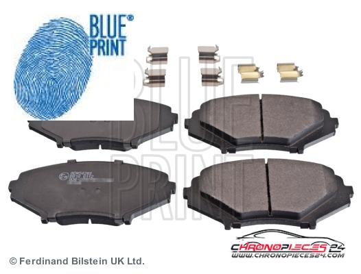 Achat de BLUE PRINT ADM54283 Kit de plaquettes de frein, frein à disque pas chères