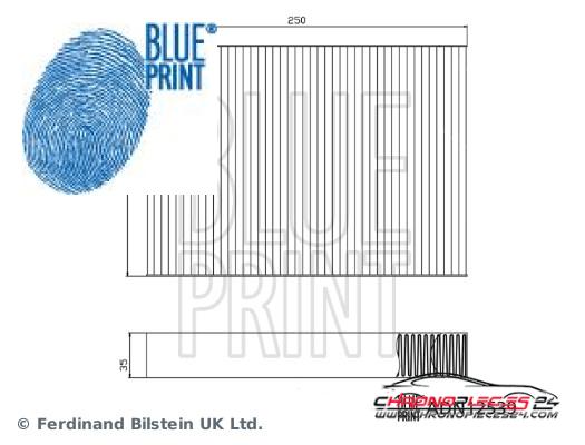 Achat de BLUE PRINT ADN12539 Filtre, air de l'habitacle pas chères