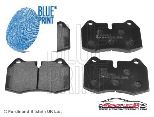 Achat de BLUE PRINT ADN142124 Kit de plaquettes de frein, frein à disque pas chères