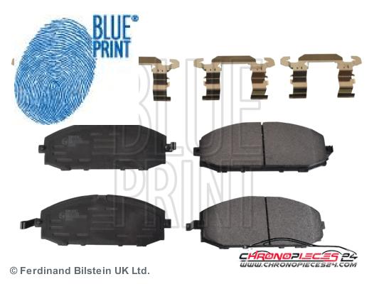 Achat de BLUE PRINT ADN14287 Kit de plaquettes de frein, frein à disque pas chères