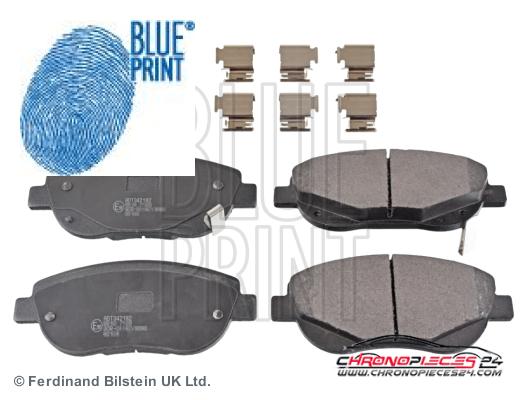 Achat de BLUE PRINT ADT342182 Kit de plaquettes de frein, frein à disque pas chères