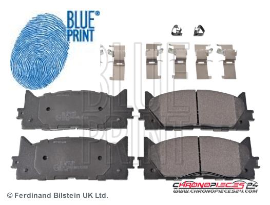 Achat de BLUE PRINT ADT342189 Kit de plaquettes de frein, frein à disque pas chères